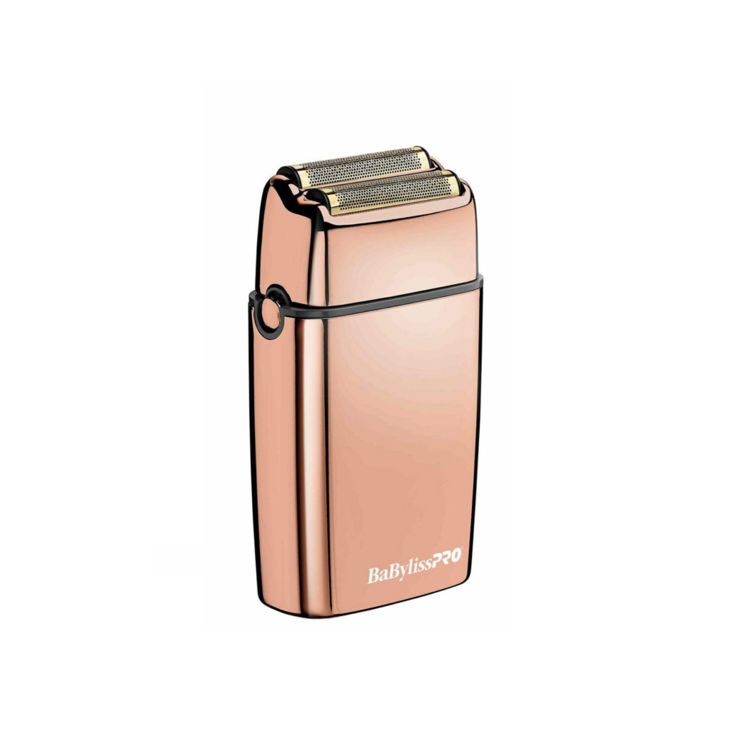 babylisspro rose gold foilx02 cordless double foil shaver (model #fxfs2rg)