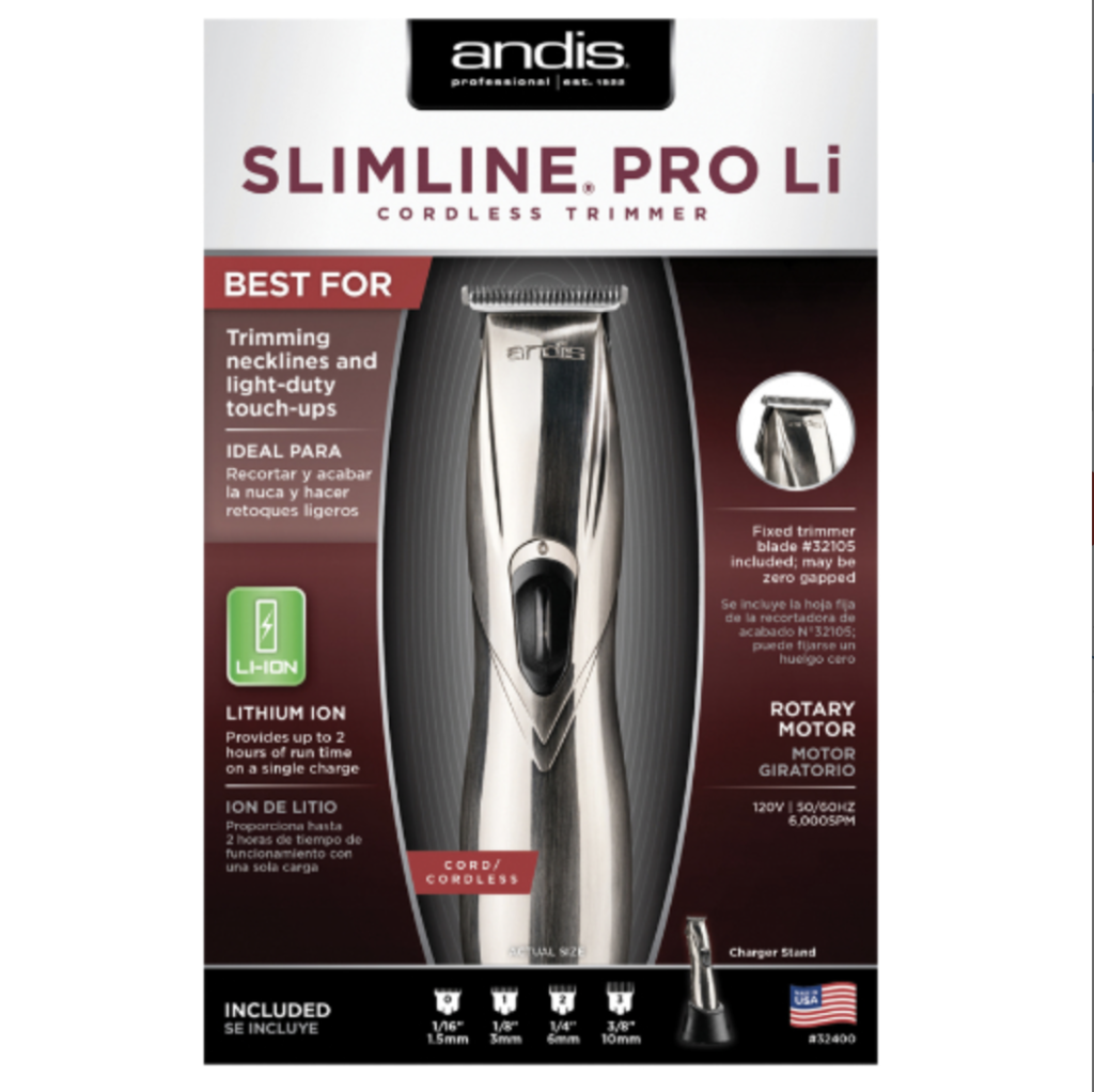 andis slimline pro li t blade trimmer