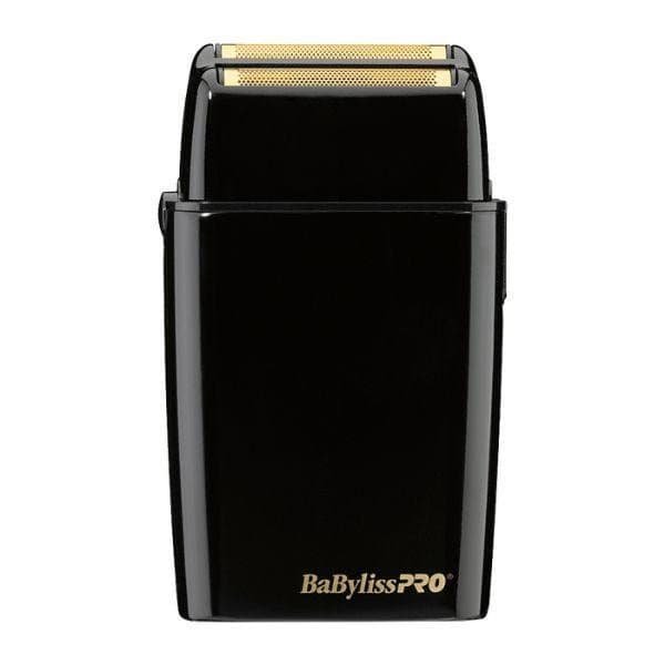 babylisspro foilfx cord/cordless metal double foil shaver (black)