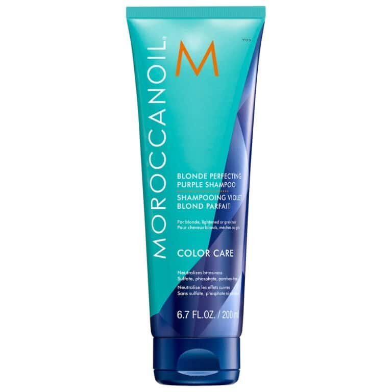 moroccanoil blonde perfecting purple shampoo (200ml)