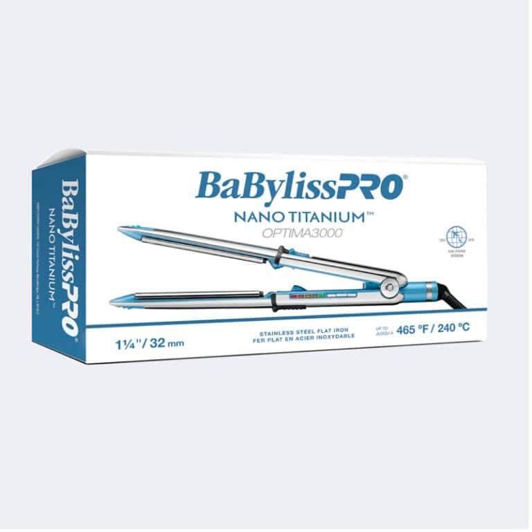 babylisspro nano titanium optima 1 1/4” stainless steel flat iron