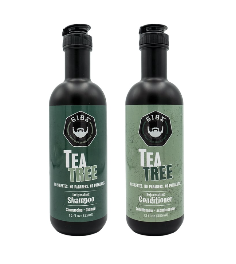 gibs duo shampooing et revitalisant tea tree (355ml)