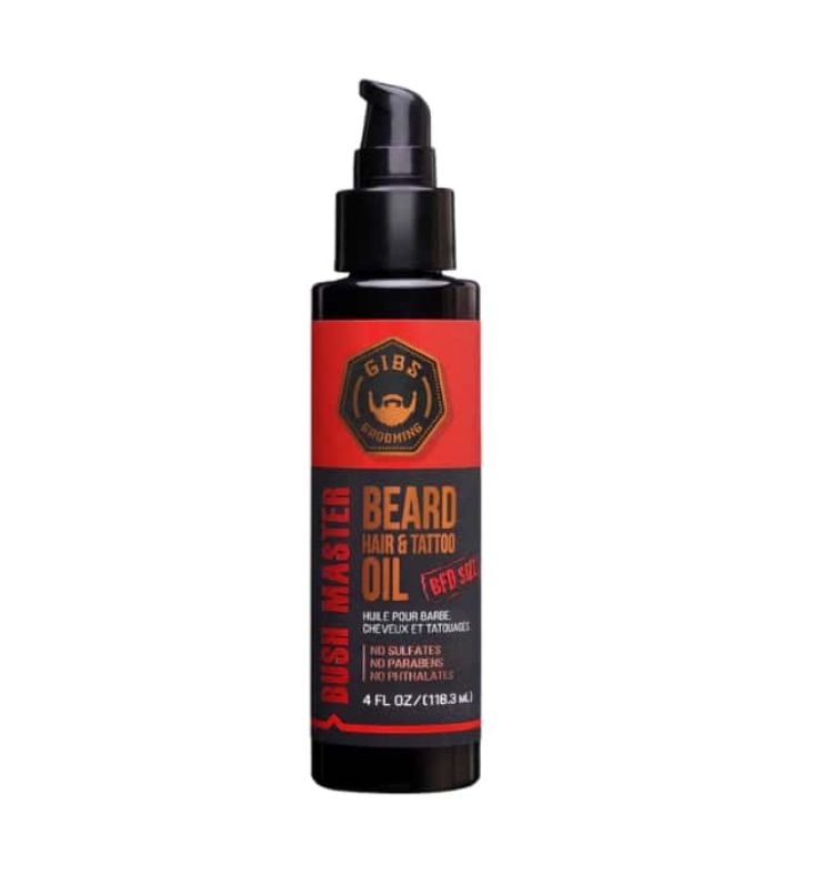gibs huile pour barbe, cheveux et tatouage "rouge" (118ml)